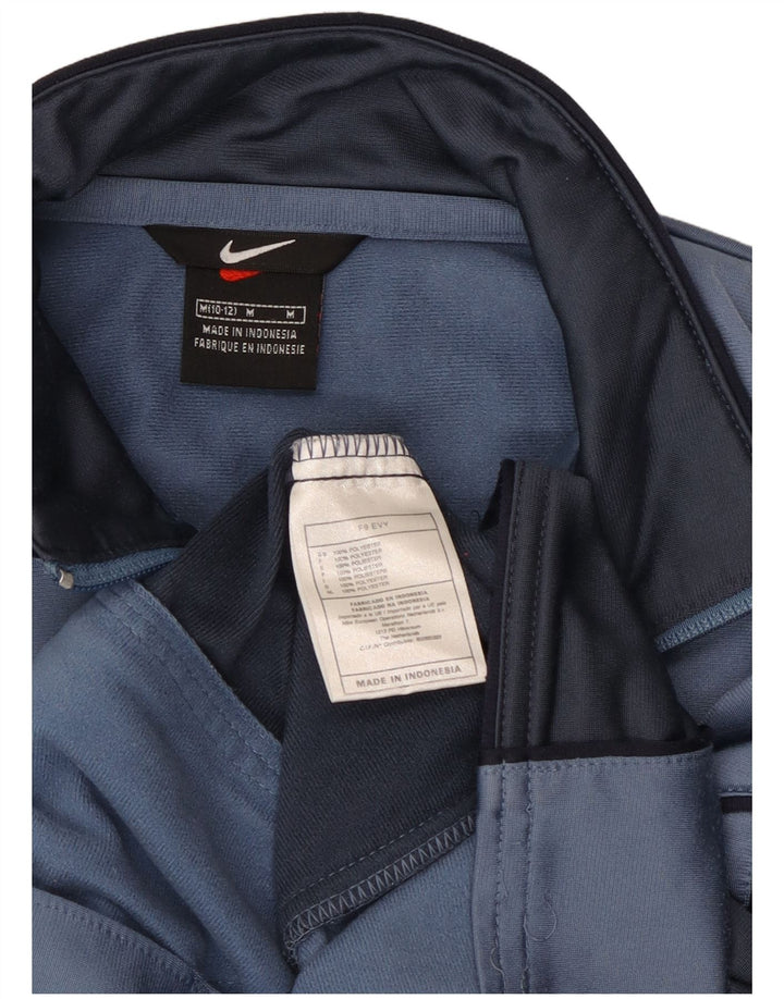 Giacca da ginnastica grafica Nike da ragazzo, 10-11 anni, colore blu medio