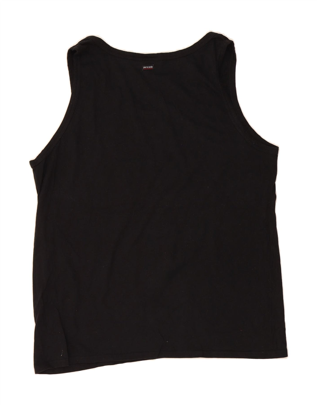 PIERRE CARDIN Mens Vest Top Large Black Cotton Vintage Pierre Cardin and Second-Hand Pierre Cardin from Messina Hembry 