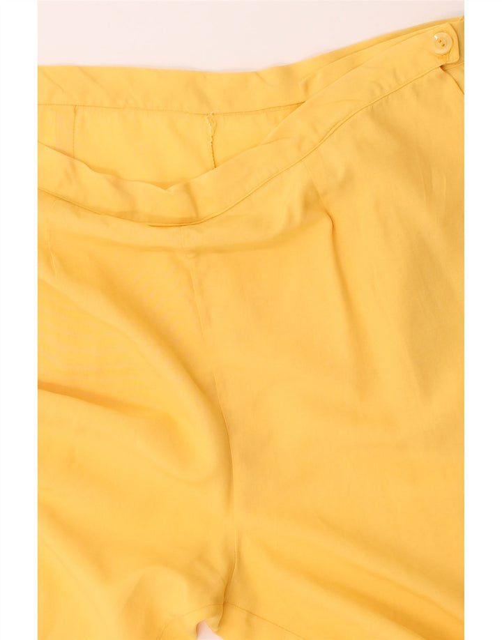 VINTAGE Womens Casual Shorts W34 Large Yellow Vintage Vintage and Second-Hand Vintage from Messina Hembry 