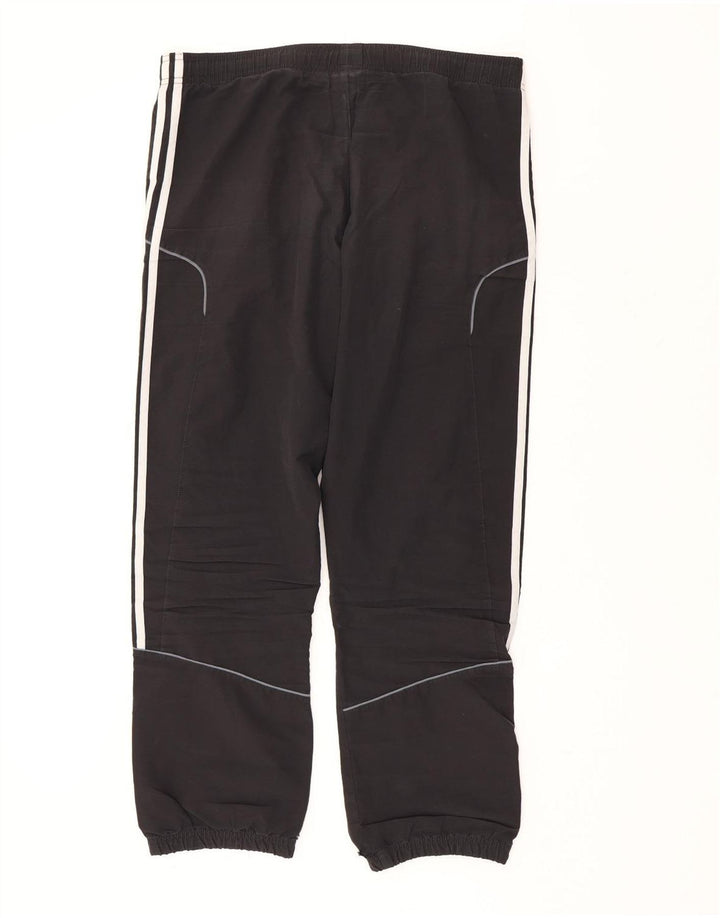 ADIDAS Mens Tracksuit Trousers Joggers Small  Black Polyester