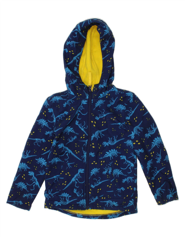 MOUNTAIN WAREHOUSE Boys Bomber Jacket 5-6 Years Navy Blue Animal Print Vintage Mountain Warehouse and Second-Hand Mountain Warehouse from Messina Hembry 