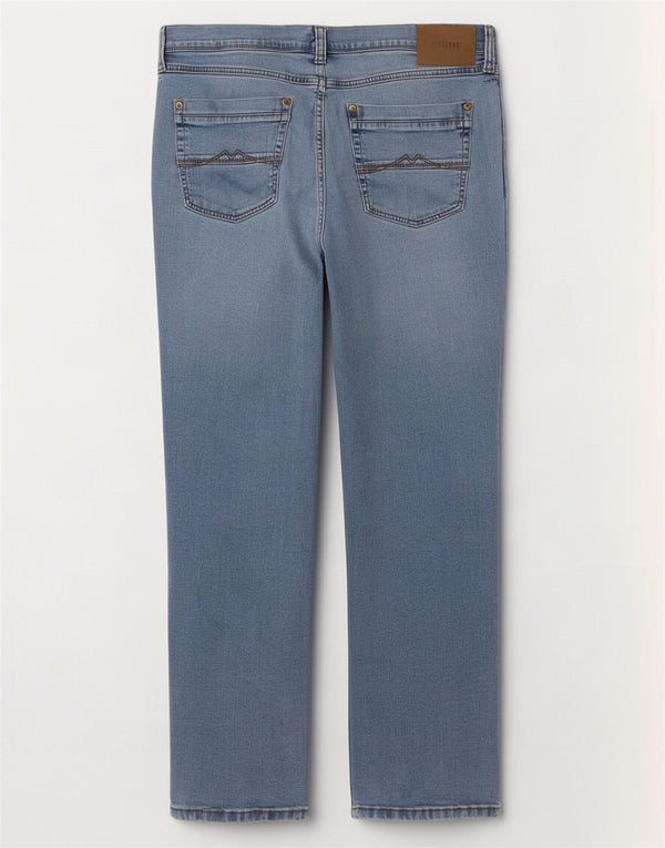 Mustang Mens Straight Jeans W38 L31 Blue