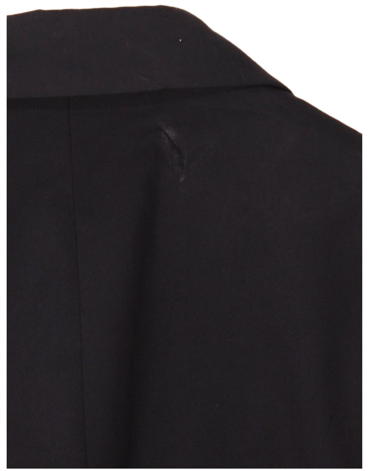 Zara Mens 2 Button Blazer Jacket EU 44 XS Navy Blue Polyester