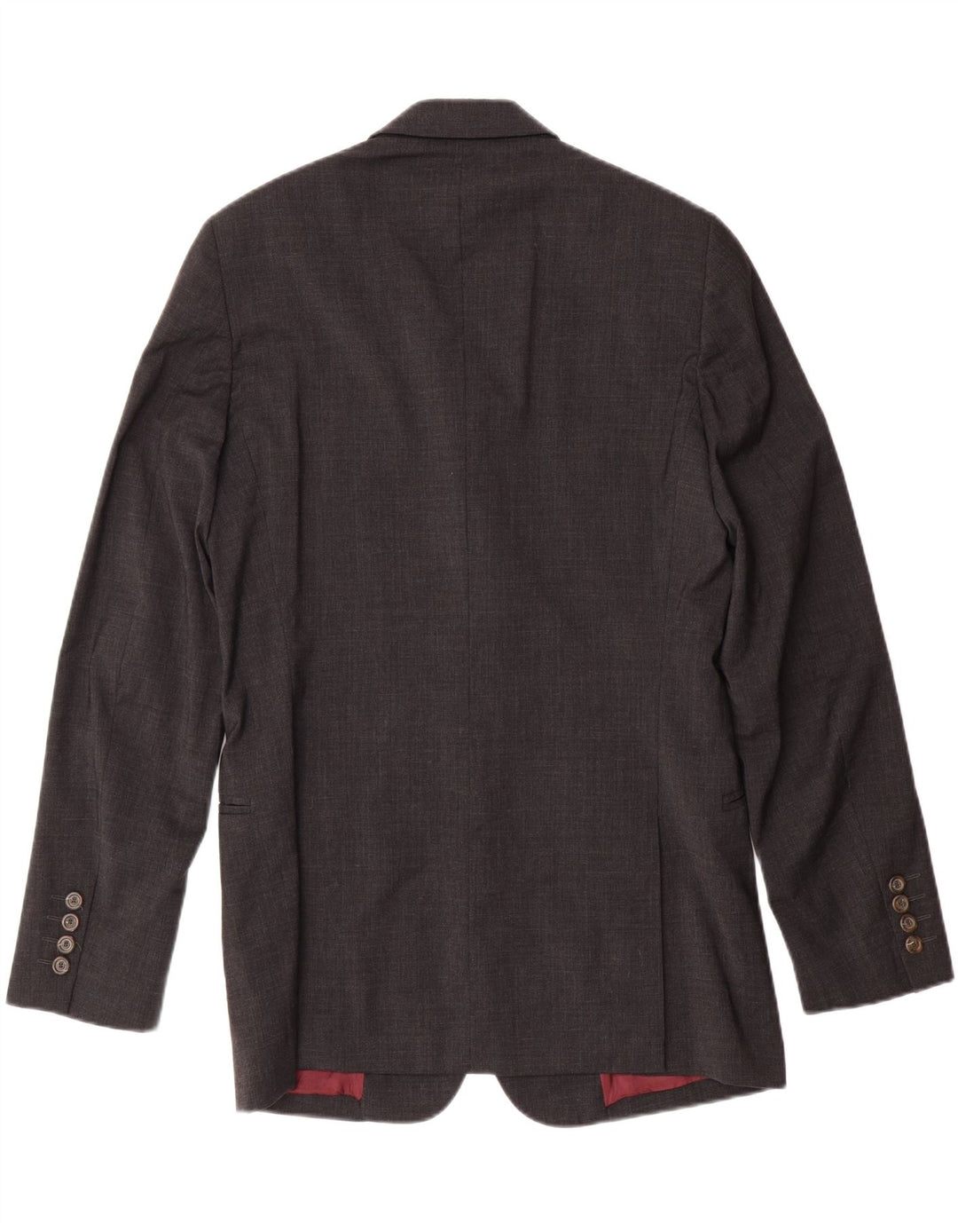 DOLCE & GABBANA Mens 3 Button Blazer Jacket IT 46 Small Grey Wool Vintage Dolce & Gabbana and Second-Hand Dolce & Gabbana from Messina Hembry 