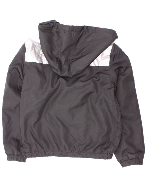 Giacca a vento grafica da ragazzo Dkny 7-8 anni piccola color nero