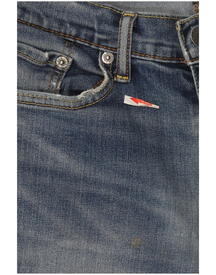 Levi's Mens Straight Jeans W31 L34 Blue Cotton