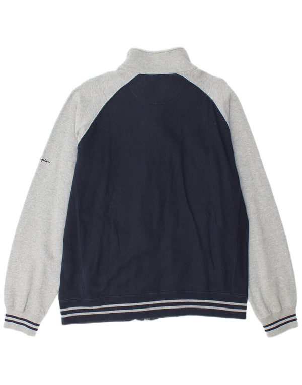 Champion Mens Heritage Classics Tracksuit Top Jacket Large Navy Blue