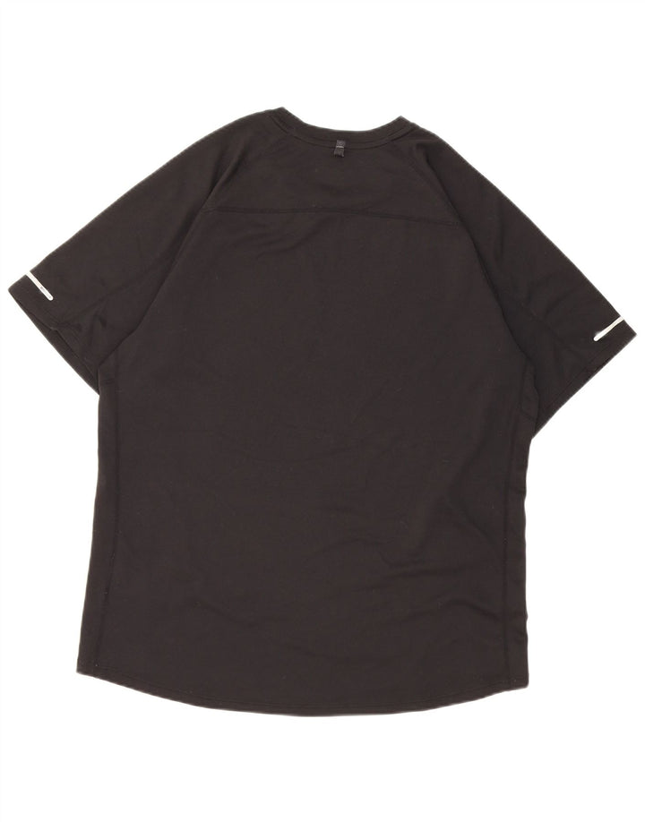 Nike Mens Dri Fit T-Shirt Top Large Black Polyester