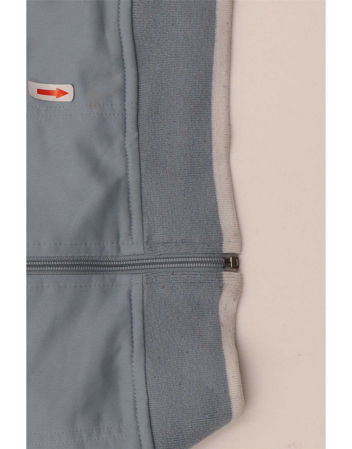 Umbro Womens Tracksuit Top Jacket UK 18 XL Navy Blue Colourblock Polyester