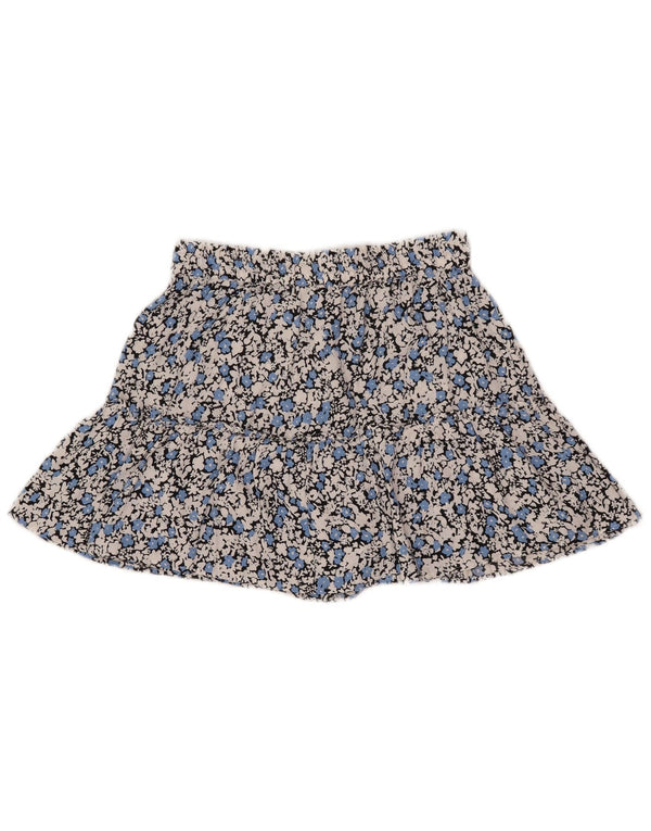 Zara Womens Hot Pants Small W26 Multicolored Floral Viscose