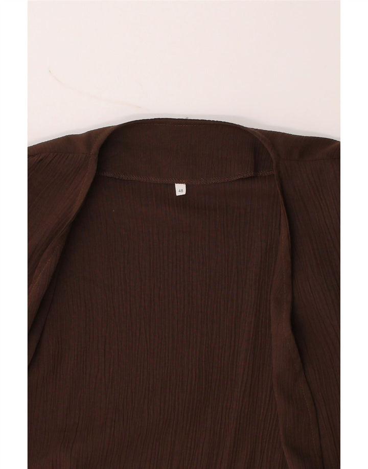 VINTAGE Womens Cardigan Top IT 48 XL Brown Vintage Vintage and Second-Hand Vintage from Messina Hembry 