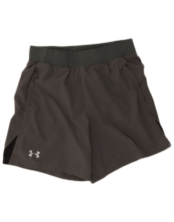 Under Armour Mens Sport Shorts Medium  Grey Colourblock Polyester