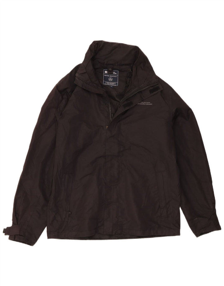 Giacca antipioggia da uomo con cappuccio Mountain Warehouse UK 36 Small Poliestere nero