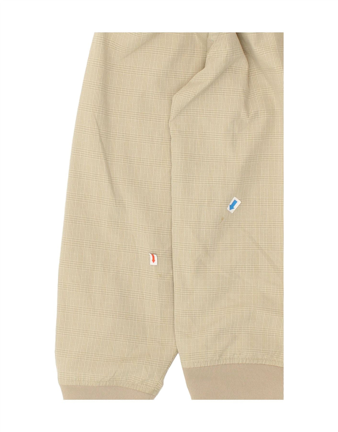 DOCKERS Mens Sweatshirt Jumper XL Beige Check Rayon Vintage Dockers and Second-Hand Dockers from Messina Hembry 