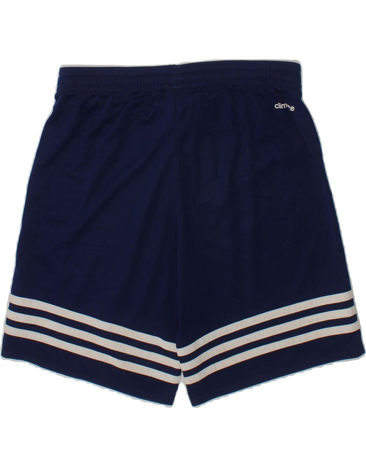 ADIDAS Boys Sport Shorts 10-11 Years Medium Blue Polyester Vintage Adidas and Second-Hand Adidas from Messina Hembry 