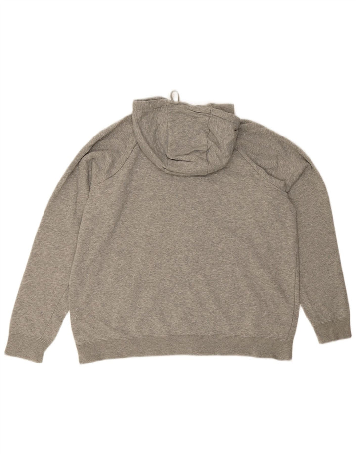 Suéter masculino NIKE com capuz e zíper XL cinza algodão
