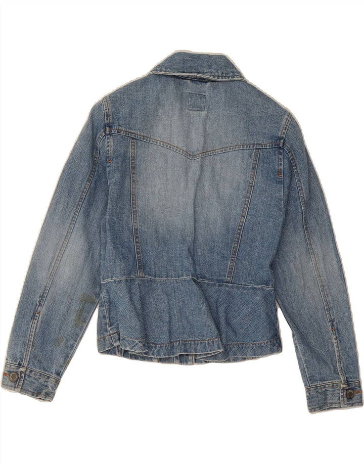 GAP Girls Denim Jacket 9-10 Years Large  Blue Cotton Vintage Gap and Second-Hand Gap from Messina Hembry 