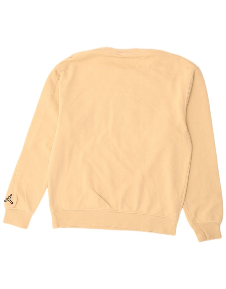 JORDAN Sweat-shirt graphique pour hommes Petit coton beige