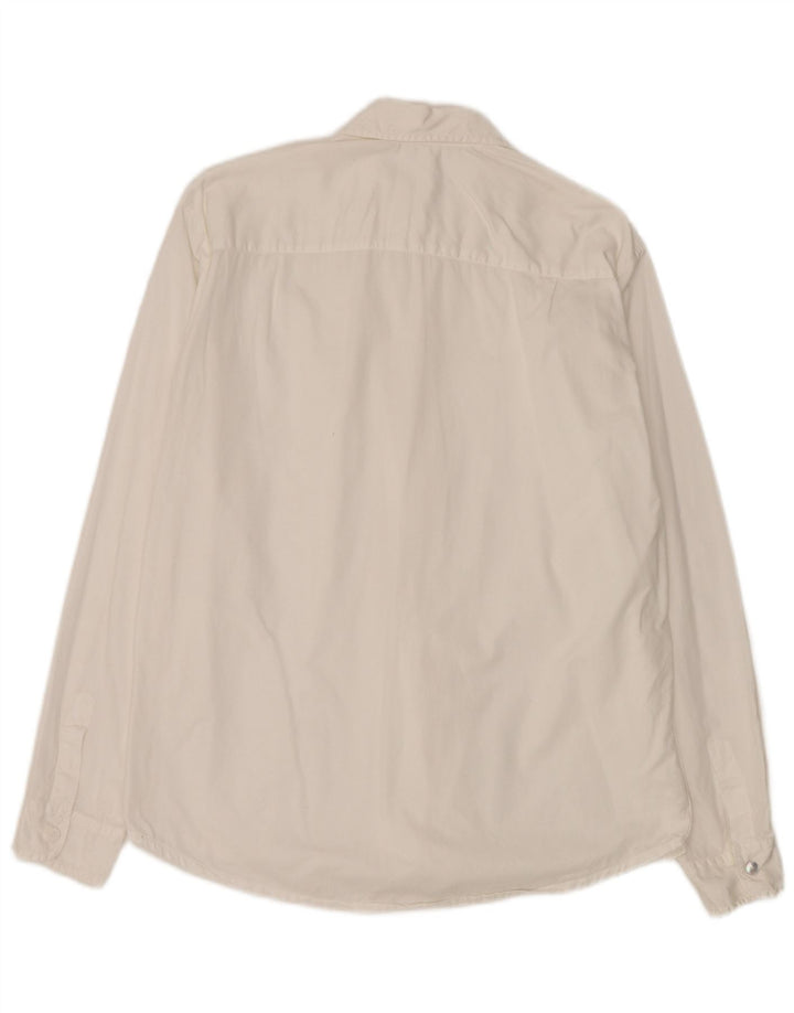 Outrage Dameskjorte UK 18 XL Hvid Bomuld