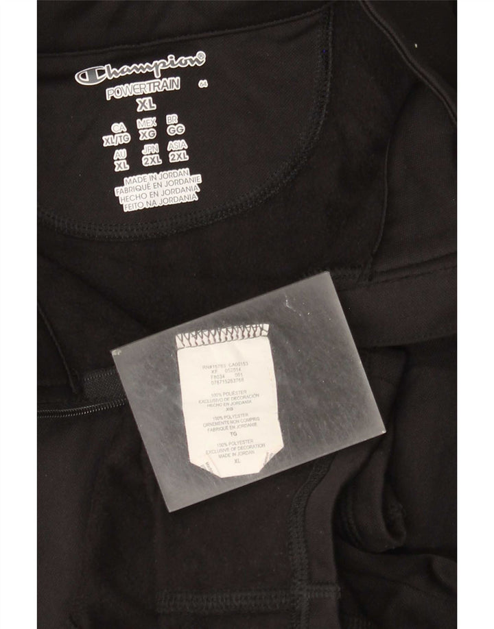 Champion Chaqueta de chándal para mujer UK 40 XL Poliéster negro