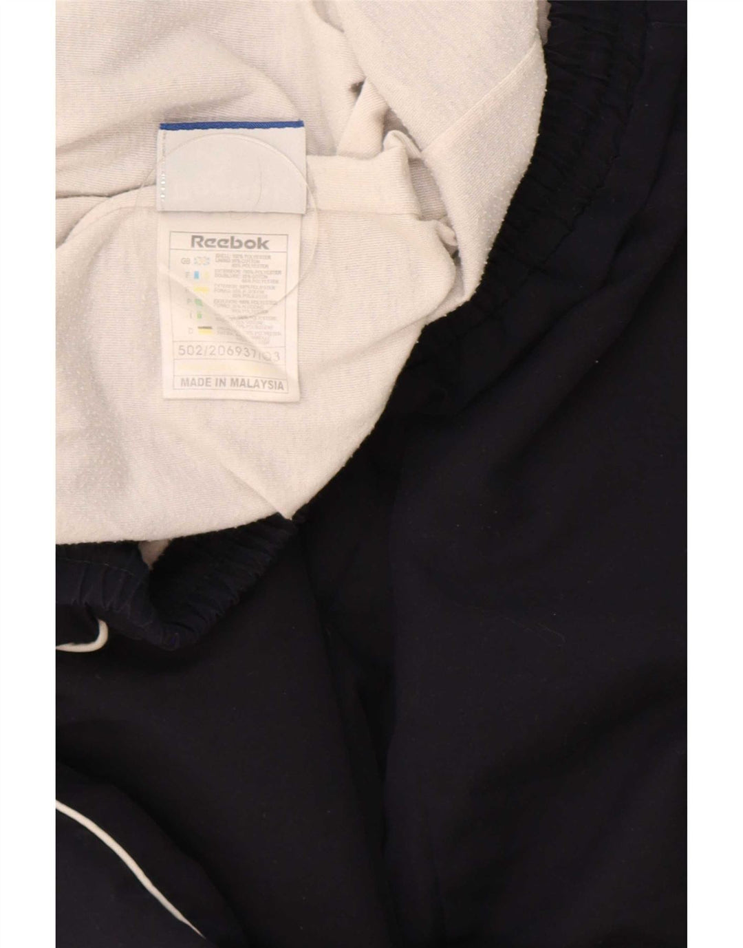 Reebok Pantalon De Survêtement Homme XL Bleu Marine Polyester