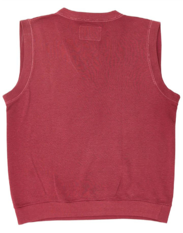 LEVI'S Mens Vest Tank Top Small Maroon Cotton