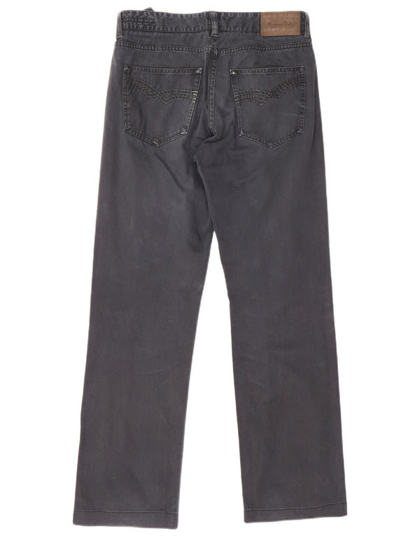Massimo Dutti Mens Straight Jeans EU 40 Medium W31 L30 Navy Blue Cotton