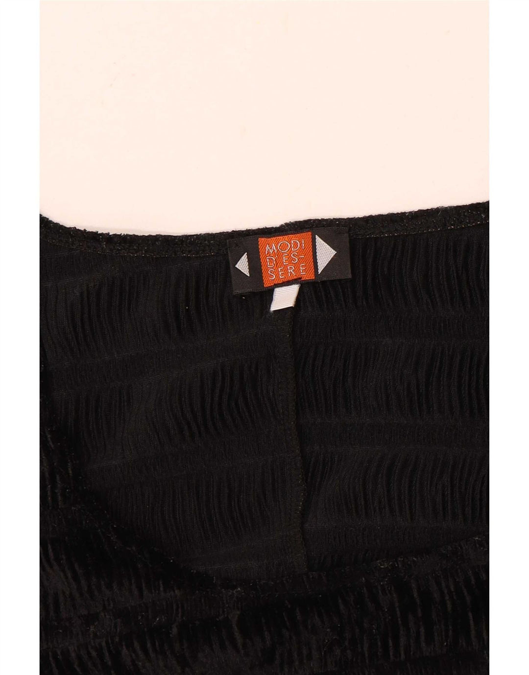 Camicetta vintage da donna Top UK 10 piccola nera