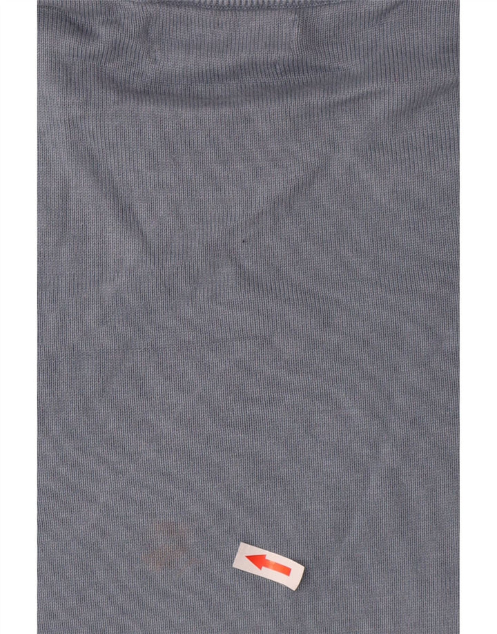 Marks & Spencer Mens Crew Neck Jumper Sweater Medium Blue Cotton