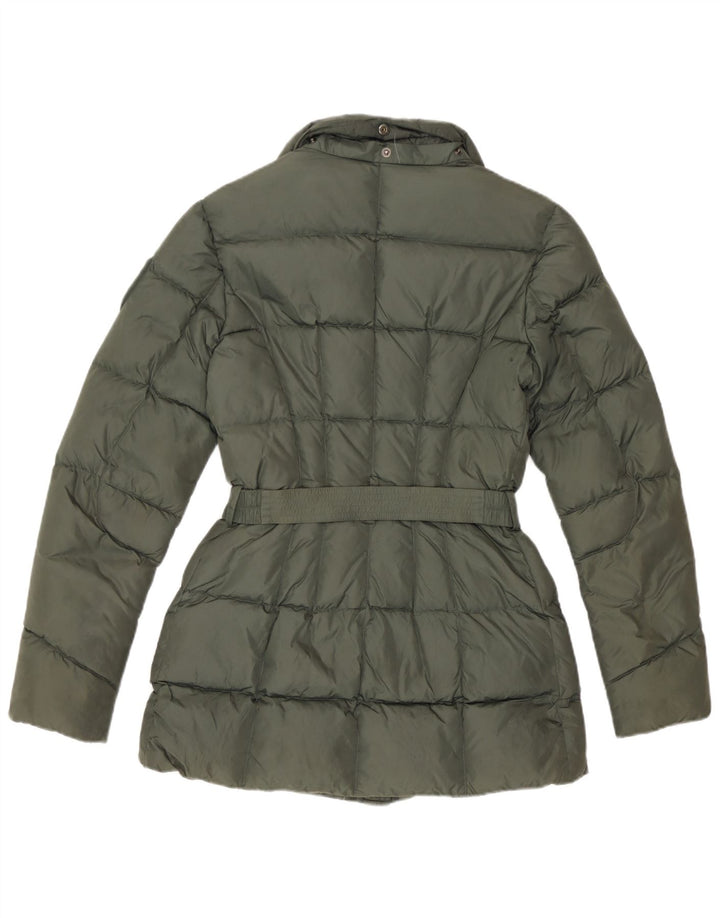 ADD Chaqueta acolchada para mujer UK 12 Medium Khaki Poliamida