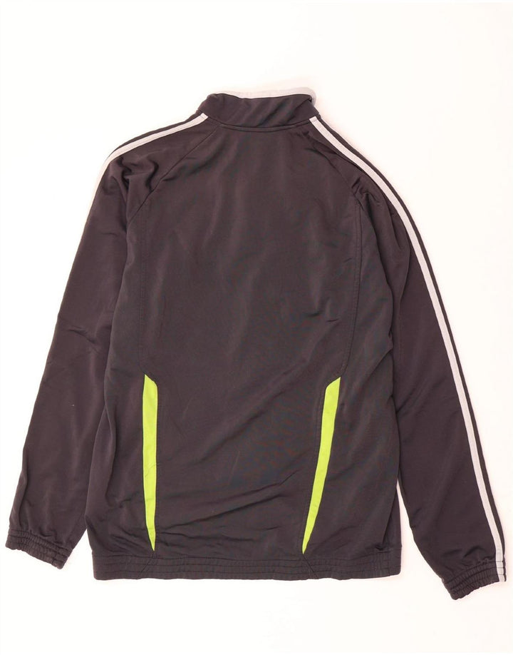 ADIDAS Mens Tracksuit Top Jacket Medium Grey Colourblock