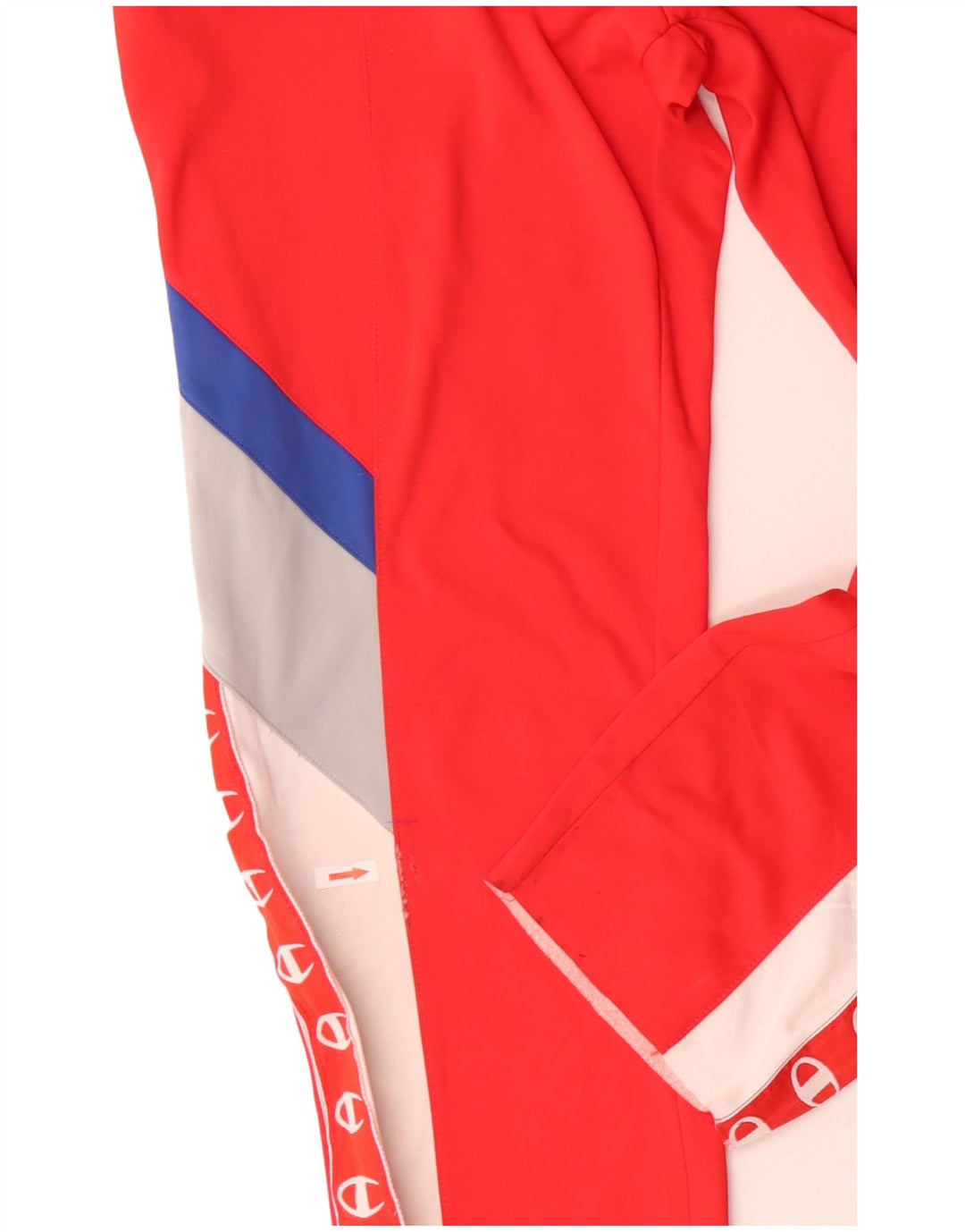 Champion Mens Graphic Tracksuit Trousers Small  Red Colourblock Polyamide