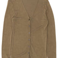 Oui Womens Cardigan Sweater UK 12 Medium Khaki Viscose