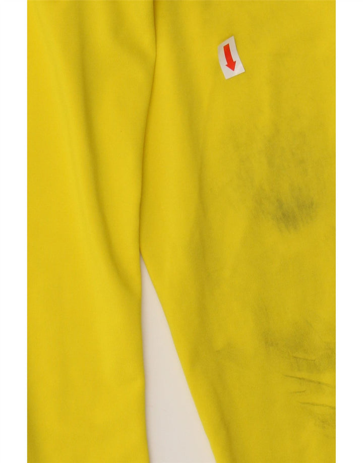 PUMA Womens Top Long Sleeve UK 14 Large Yellow Polyester Vintage Puma and Second-Hand Puma from Messina Hembry 