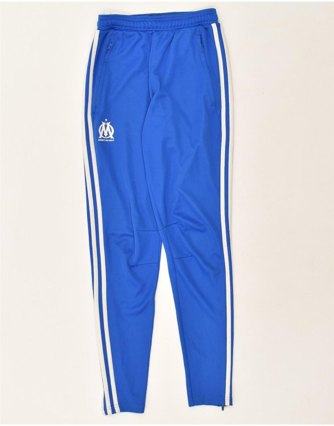 ADIDAS Womens Climacool Tracksuit Trousers UK 4 XS Blue Polyester | Vintage Adidas | Thrift | Second-Hand Adidas | Used Clothing | Messina Hembry 