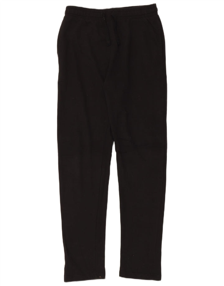 Marks & Spencer Womens Regular Fit Tracksuit Trousers UK 10 Small Black