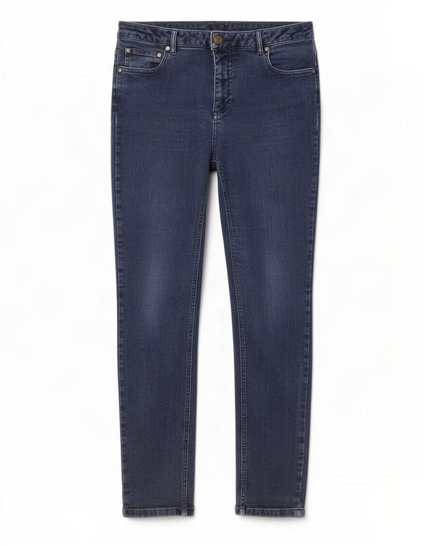 Blugi skinny Hobbs pentru femei UK 16 Large W34 L30 Blue Bumbac