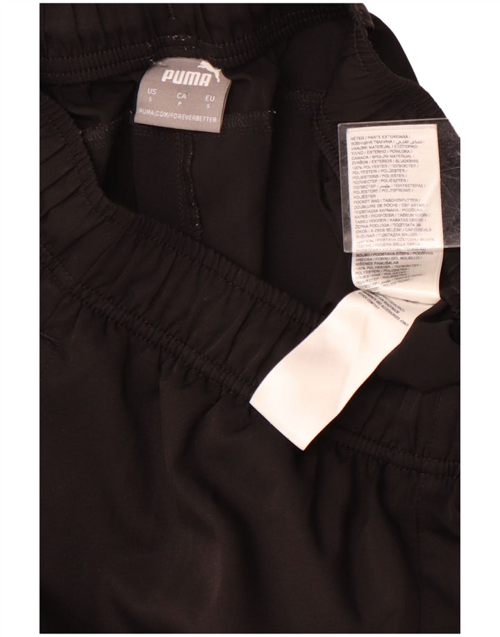 PUMA Mens Sport Shorts Small Black Polyester