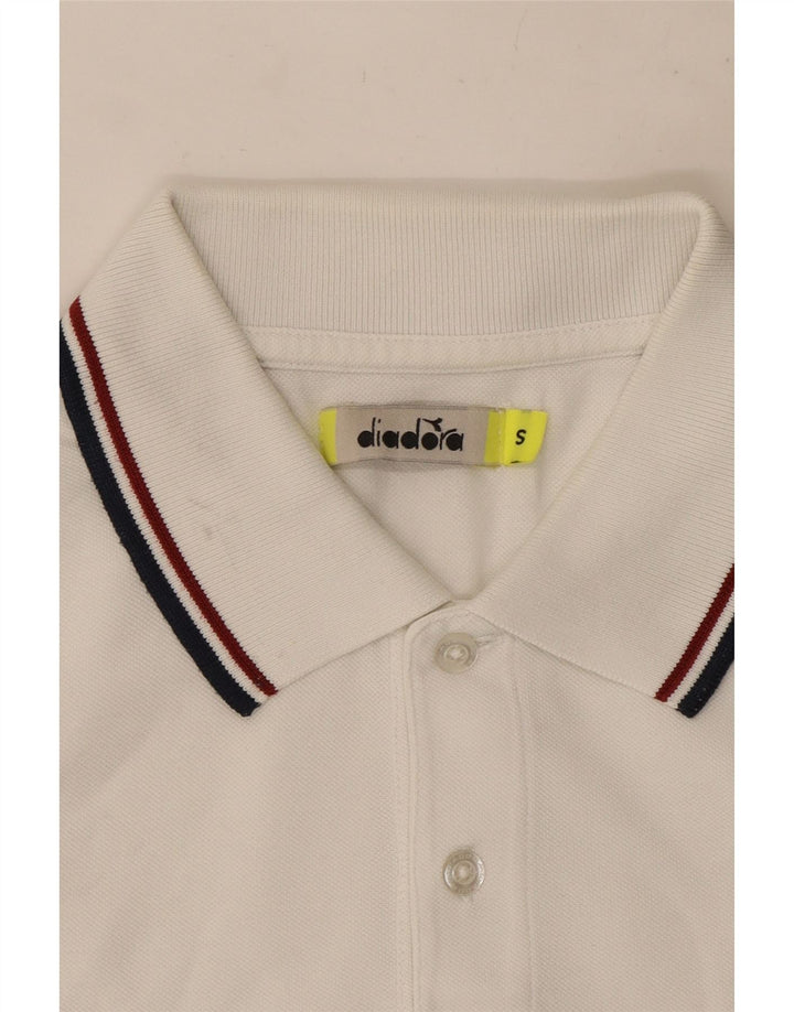 Męska koszulka polo Diadora, mała, biała
