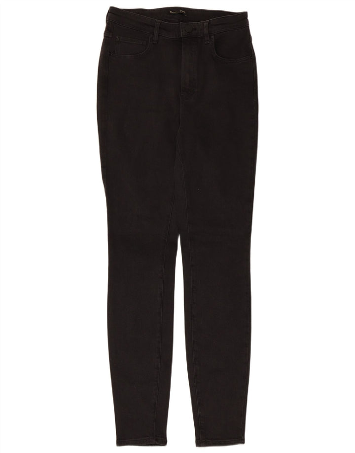 Massimo Dutti Womens Skinny Jeans EU 38 Small W28 L30 Black Polyester