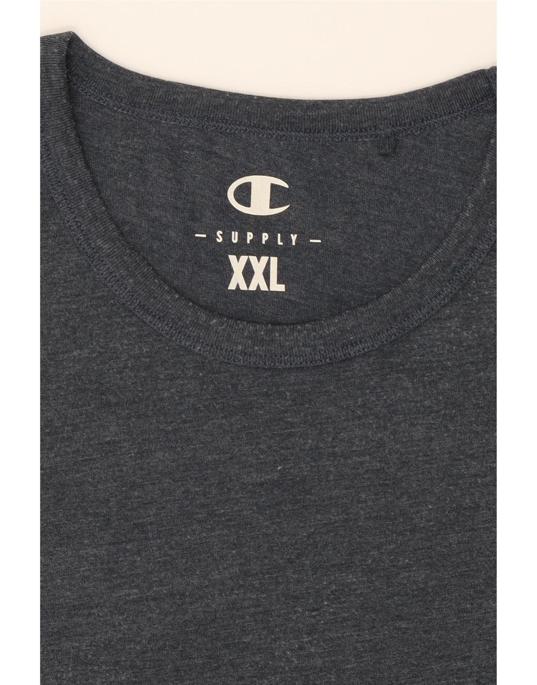 CHAMPION Mens T-Shirt Top 2XL Navy Blue Vintage Champion and Second-Hand Champion from Messina Hembry 