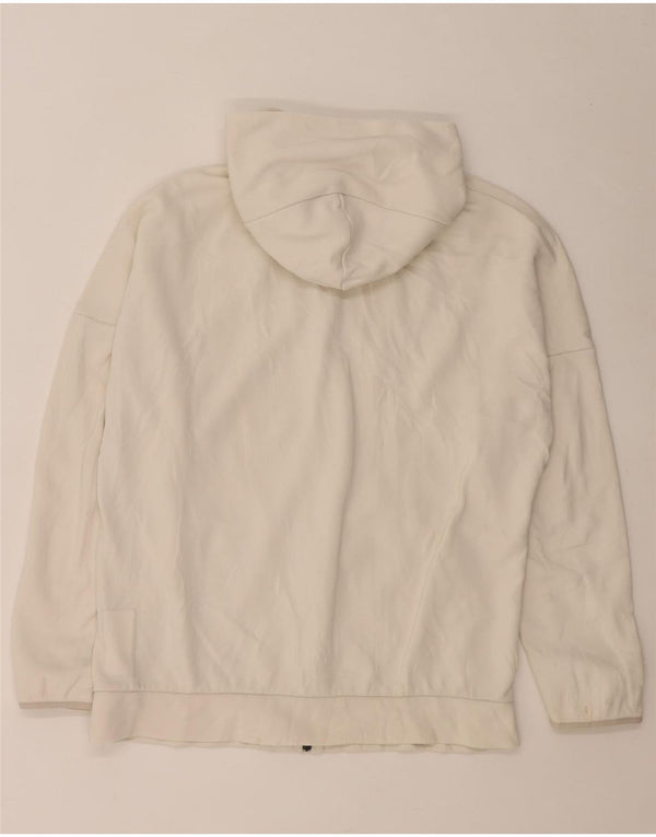 Adidas Mens Graphic Zip Hoodie Sweater Large Off White