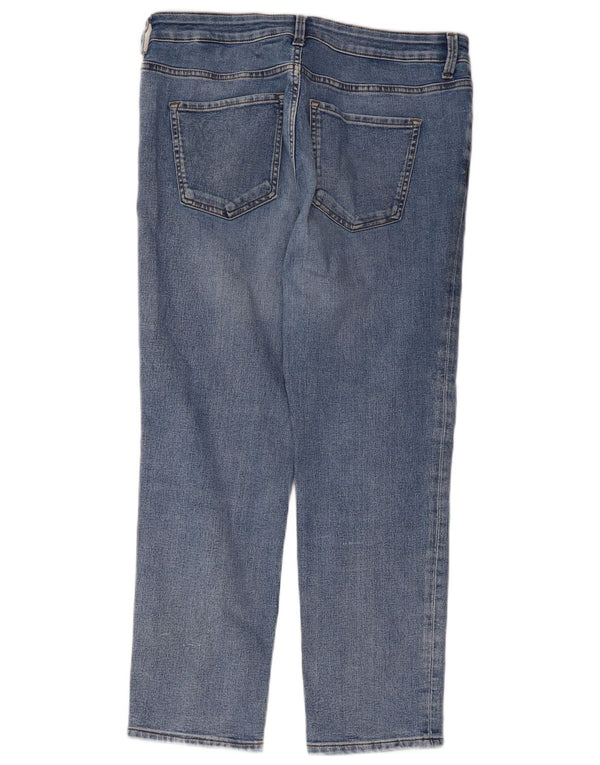 Marks & Spencer Womens The Sienna Straight Jeans UK 14 Large W32 L26 Blue