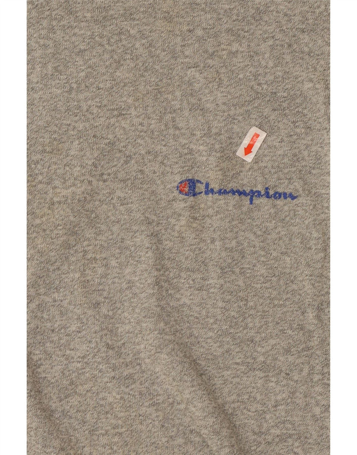 CHAMPION Mens Vest Top Large Grey Flecked