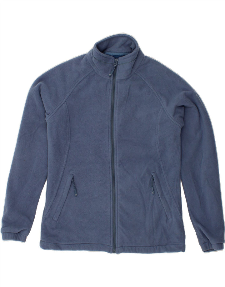 MOUNTAIN WAREHOUSE Womens Fleece Jacket UK 12 Medium Blue Polyester Vintage Mountain Warehouse and Second-Hand Mountain Warehouse from Messina Hembry 