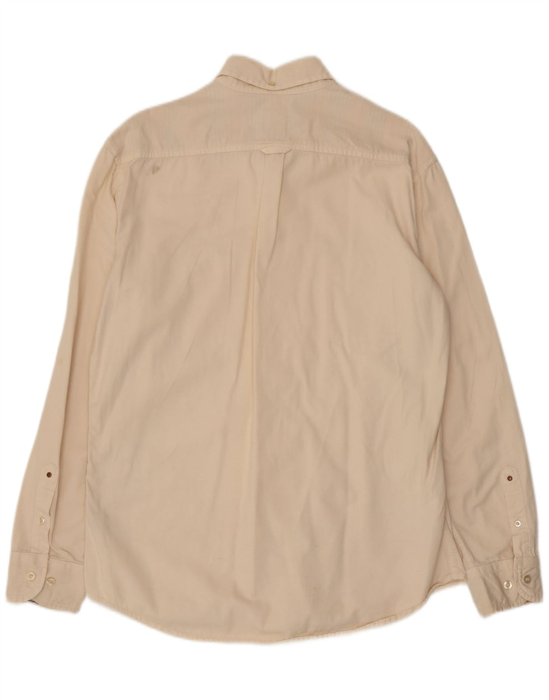 THINK PINK Mens Shirt Medium Beige Cotton