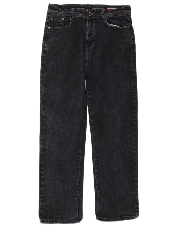 Tommy Hilfiger Mens Straight Jeans W32 L27 Black