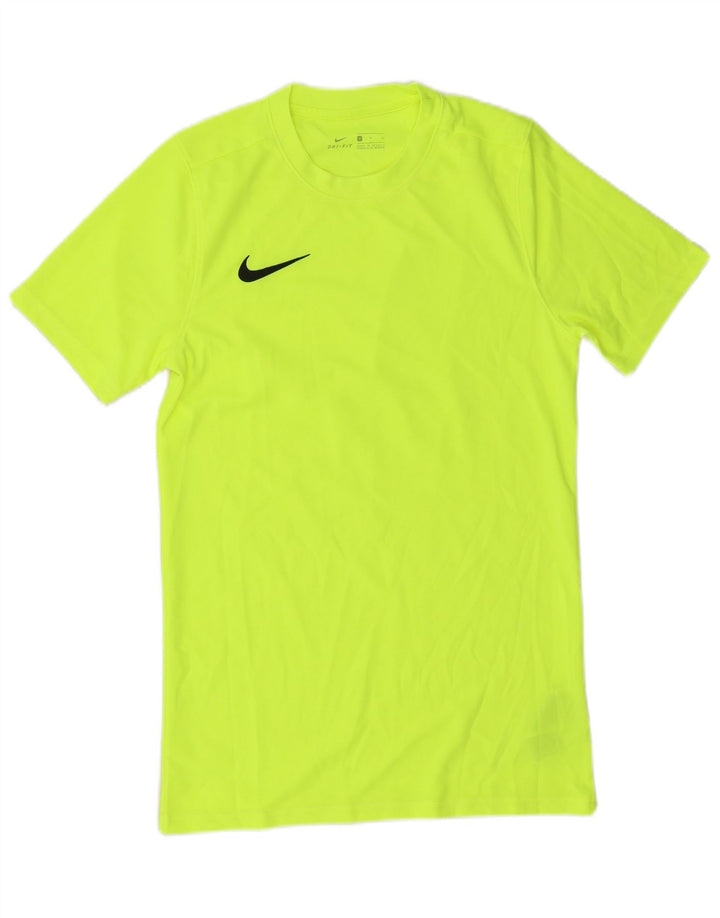 Męski T-shirt Nike Dri Fit, mały, zielony, poliestrowy