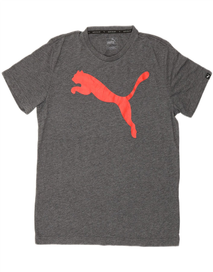 Puma T-Shirt Graphic Homme Gris Moyen Coton