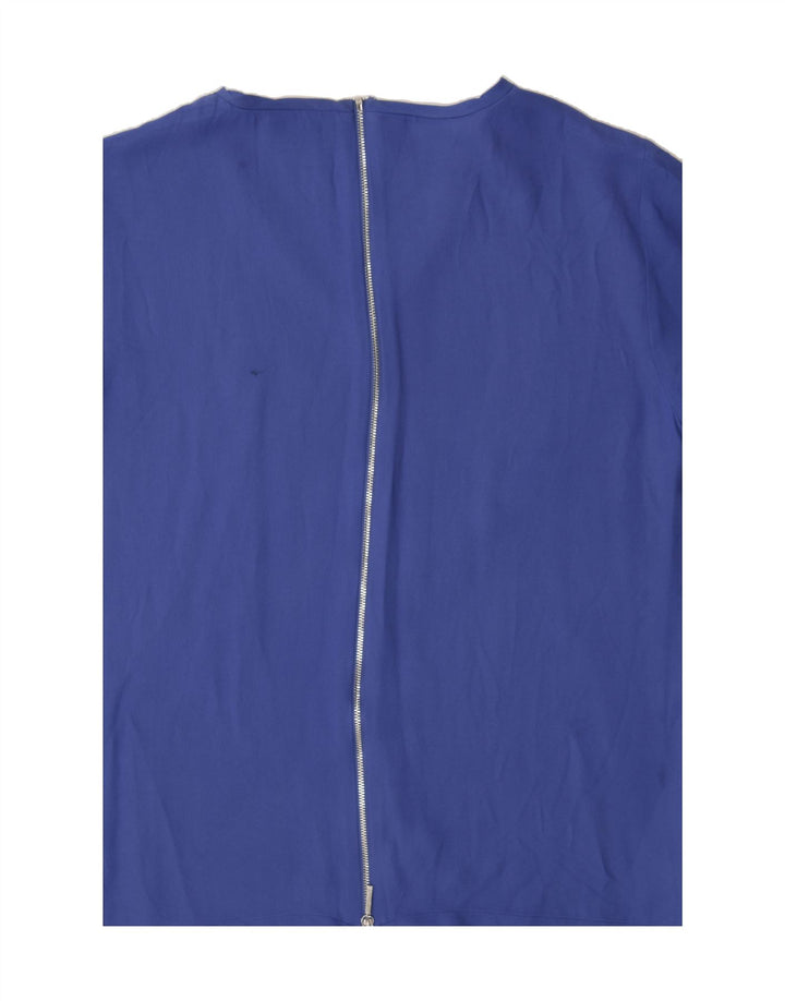 ARMANI JEANS Womens Tunic Top IT 48 XL Blue Viscose Vintage Armani Jeans and Second-Hand Armani Jeans from Messina Hembry 